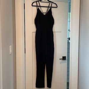 Lush black pant jumpsuit